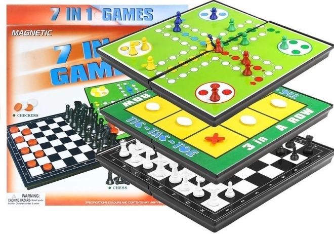 Hry Sada deskových her 7v1 Ludo Dáma