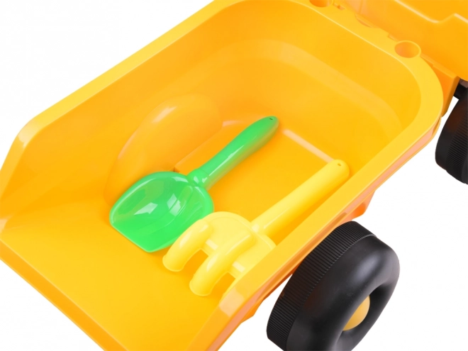 Jeździk Traktor s Přívěsem – Žlutá