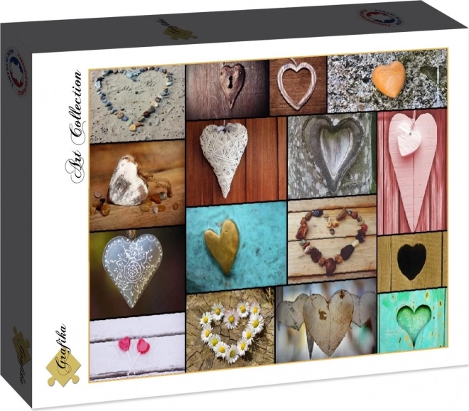 Puzzle koláž: Láska 1000 dílků