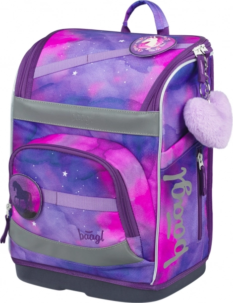 BAAGL školní set Zippy plus Kůň - aktovka, penál, sáček