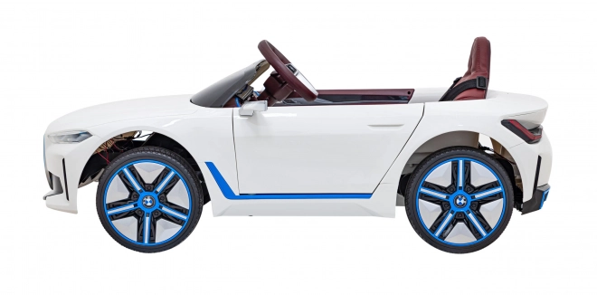 Dětské auto na baterii BMW i4 – Bílé