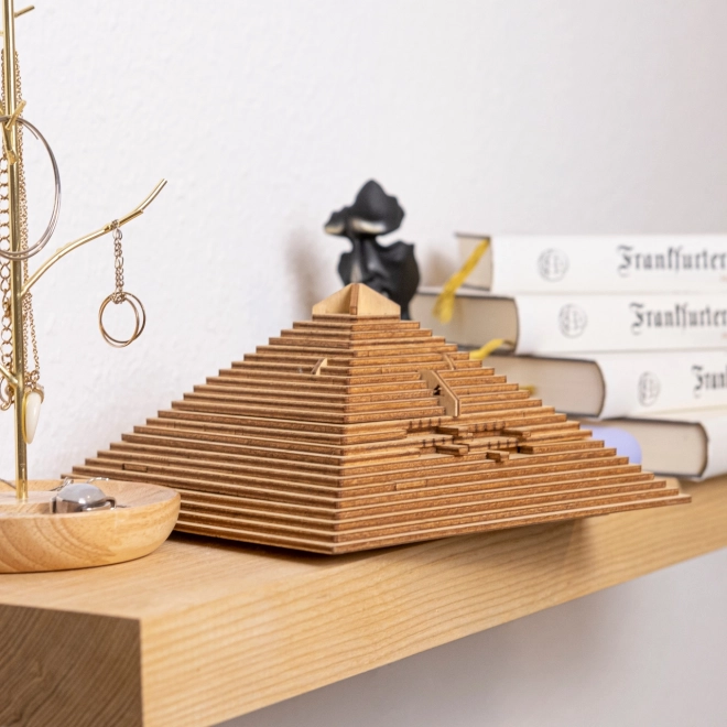 EscapeWelt 3D dřevěná mechanická skládačka hlavolamu Pyramida