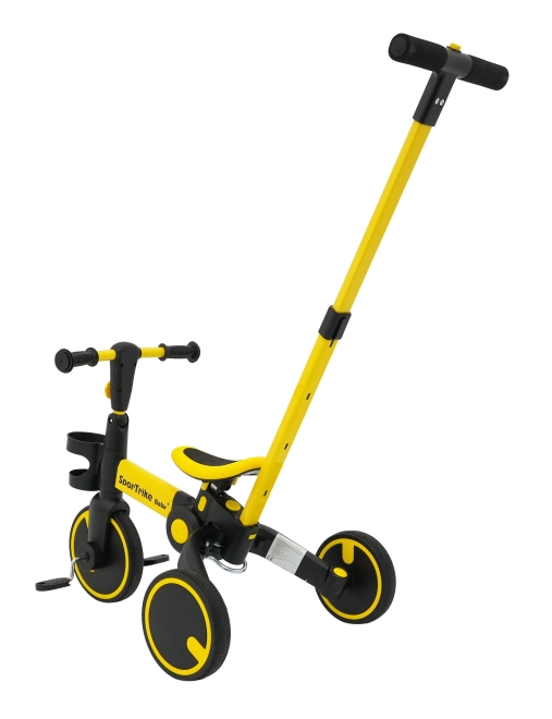 Dětské odrážedlo Happy Bike 3v1 – Žluté