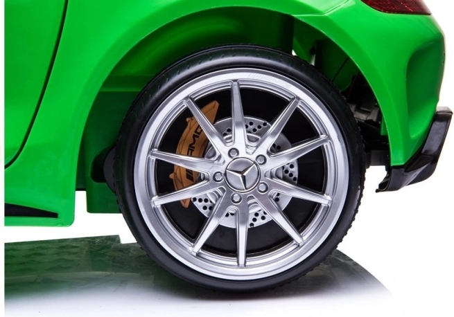 Dětské auto na baterii Mercedes GTR zelené