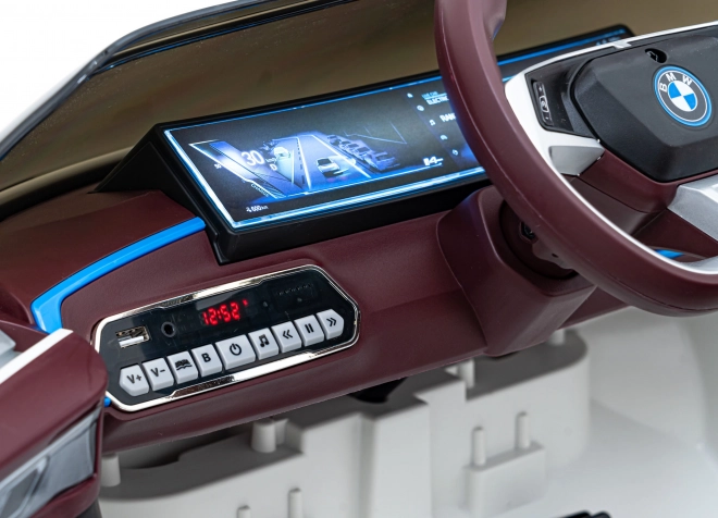 Dětské auto na baterii BMW i4 – Bílé