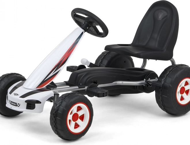 Pedálová motokára Viper – bílá