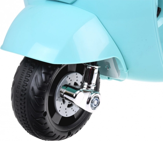 Motorek na akumulátor Vespa pro děti – modrá