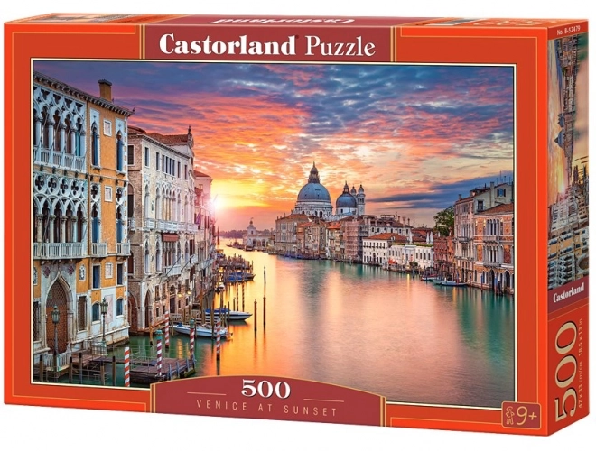 Puzzle 500 dílků Benátky při západu slunce