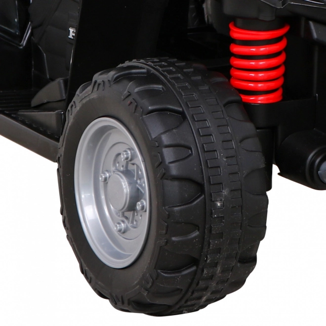 Čtyřkolka Honda 250X TRX s baterií + klakson + LED + eko kůže – Černá