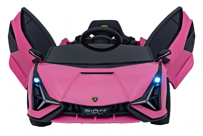 Lamborghini SIAN dětské auto na baterii s ovladačem – Růžové
