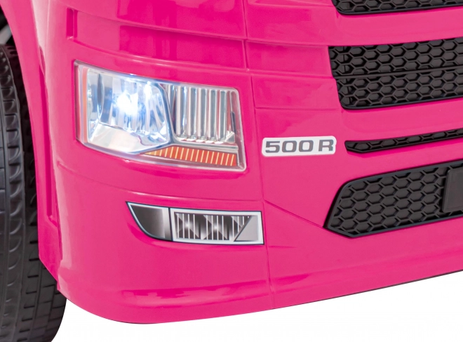 Dětský automobil Scania R-SERIE na baterie - Růžová
