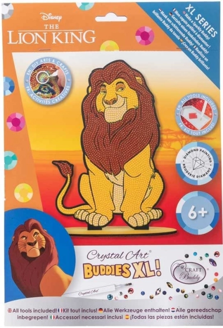 Diamantové malování Lví Král: Mufasa