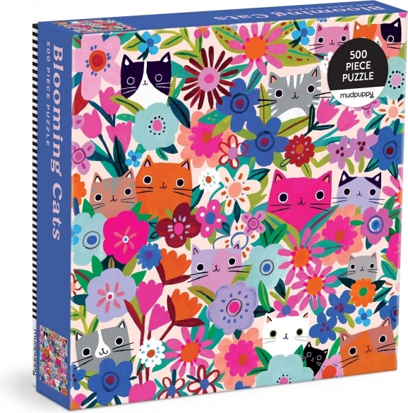 Puzzle Kočky v květinách 500 dílků