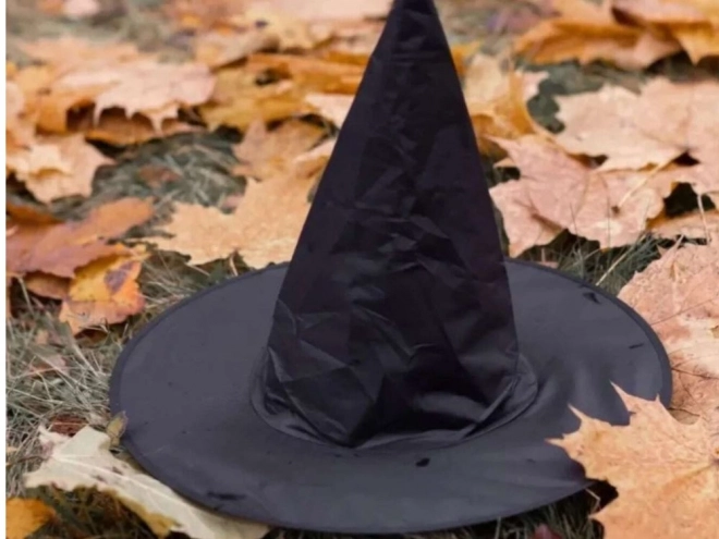 Čarodějnický klobouk černý pro Halloween