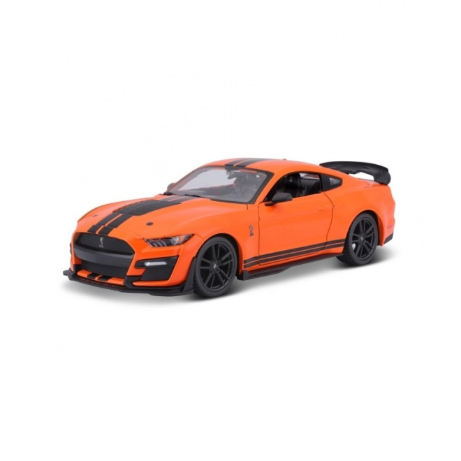 Model auta 2020 FORD MUSTANG SHELBY GT500 1:24 oranžový