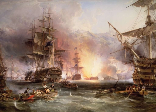 Historický motiv Bombardování Alžíru