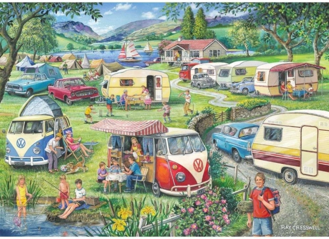 Puzzle Šťastné prázdniny 1000 dílků