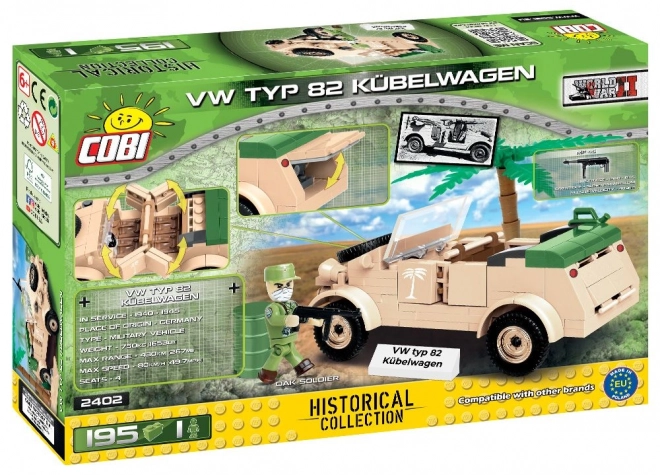 COBI 2402 II WW VW typ 82 Kubelwagen, 195 k, 1 f
