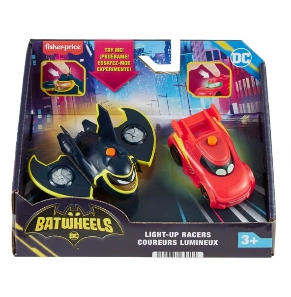 Pojazdy DC Batwheels se světly