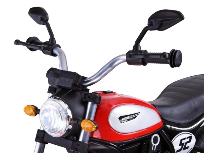 Motorka na baterie Street Bob pro děti – Černá