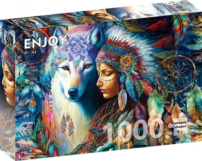 Puzzle domorodá princezna 1000 dílků