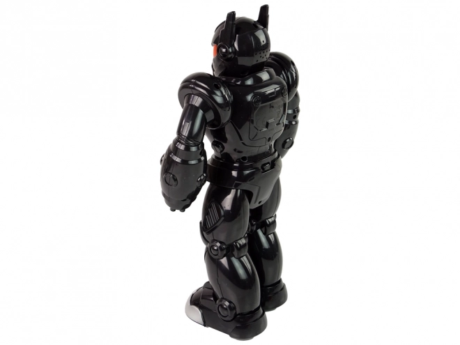 Interaktivní robot chodí Zvuk Světla Černá