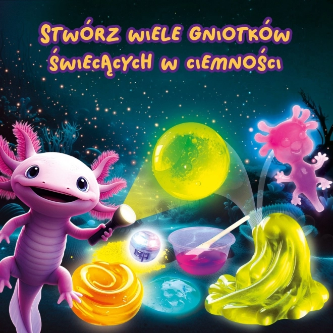 Slumi Science sada - svítící mačkací hračka