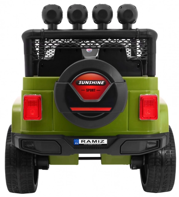 Terénní auto Raptor Drifter Green + Dálkové ovládání + Pohon 4x4 + Úložný prostor + Pomalý start + MP3 LED dioda