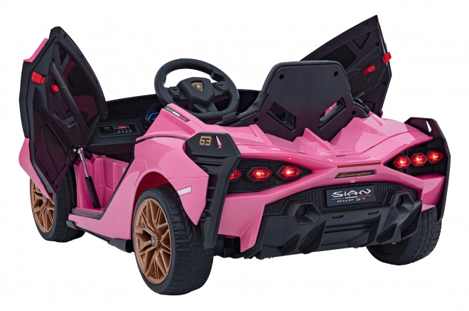 Lamborghini SIAN dětské auto na baterii s ovladačem – Růžové