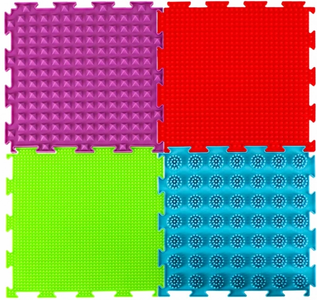 Mata ortopedická senzorická puzzle pro masáž nohou