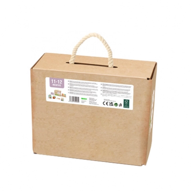 Edukativní box montessori XXL 5v1 pro miminka 11-12 měsíců