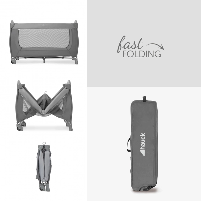 Hauck Cestovní postýlka Sleep n Play Go Plus grey ¨