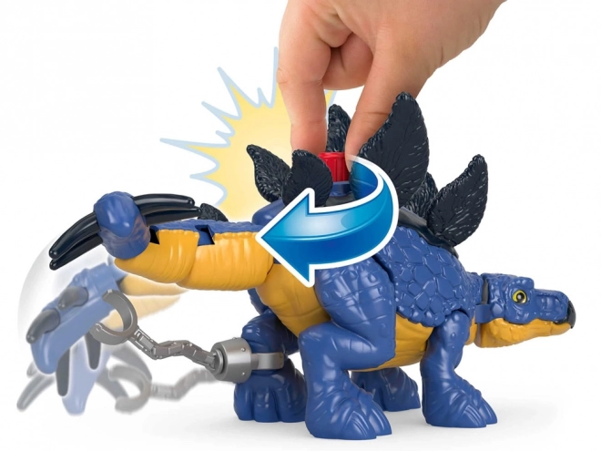 Sada figurek Jurassic World Imaginext Stegosaurus a Dr. Grant