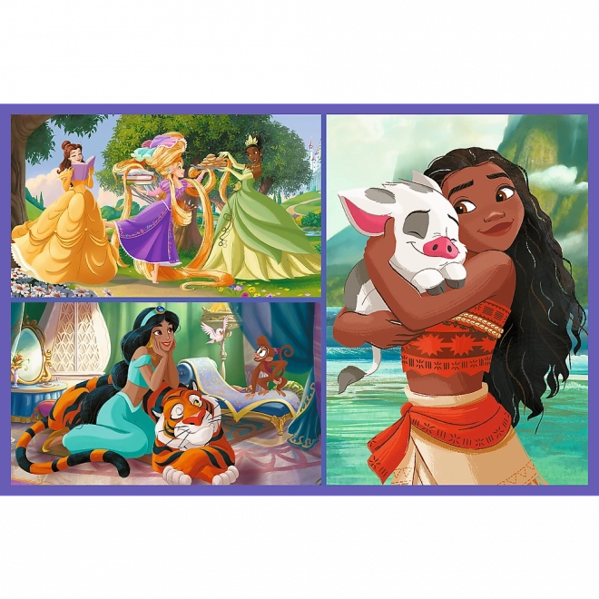 Puzzle 2x70 Bajkové dny Disney Princezny