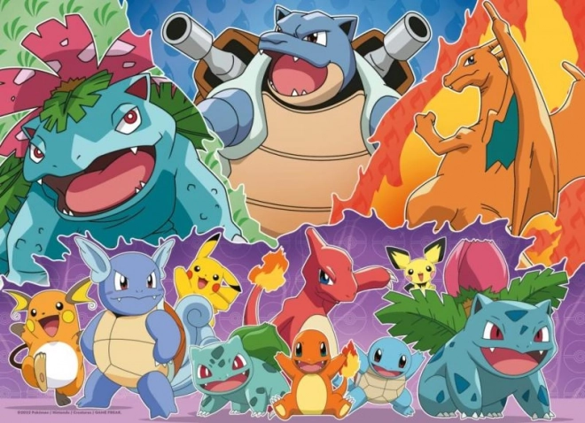 Pokémon puzzle 4x100 dílků