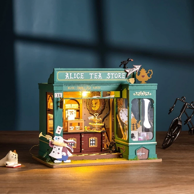 RoboTime miniatura domečku - Obchod s čajem