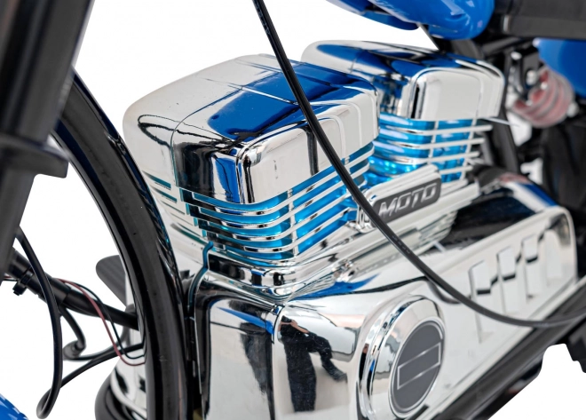 Motocykl Chopper Warrior Blue
