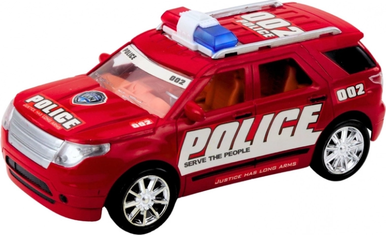 Detailní radiovůz se světelnou rampou