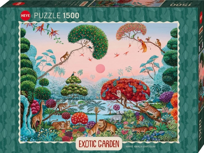 Puzzle exotická zahrada - úžasná džungle