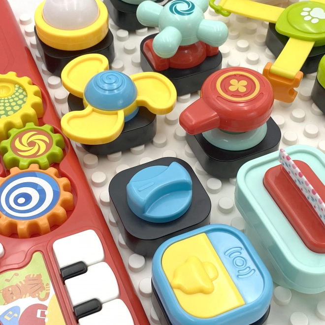 Woopie Montessori Dětský Manipulační Panel Barevný Aktivní Panel