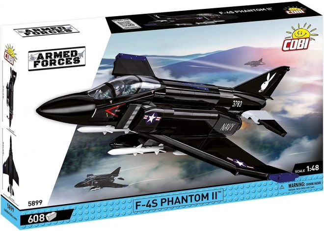 Stavebnice F-4S Phantom II Černý Králík 608 kostiček