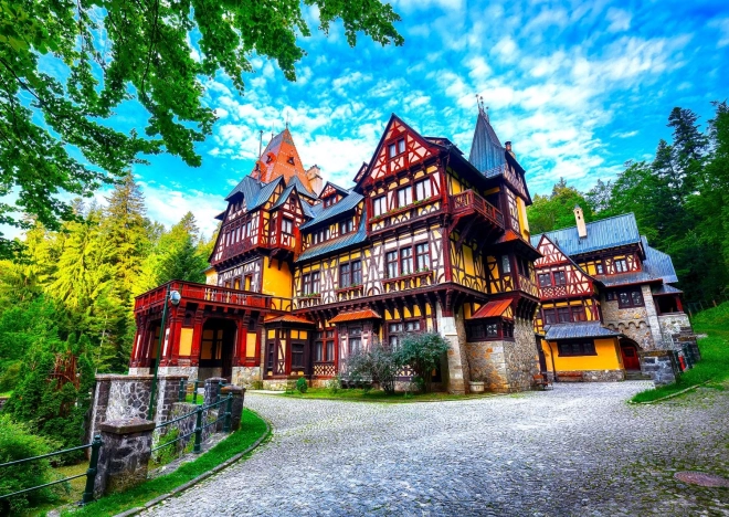 Puzzle Královská rezidence Sinaia 1000 dílků