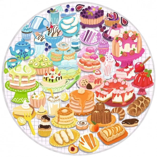 Ravensburger puzzle kruh: Dezerty 500 dílků
