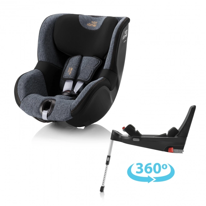 Autosedačka Dualfix 5Z s otočnou základnou Flex Base 5Z – Blue Marble