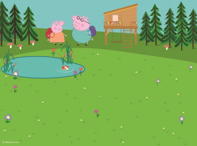 Magnetické puzzle Peppino hřiště, Prasátko Peppa