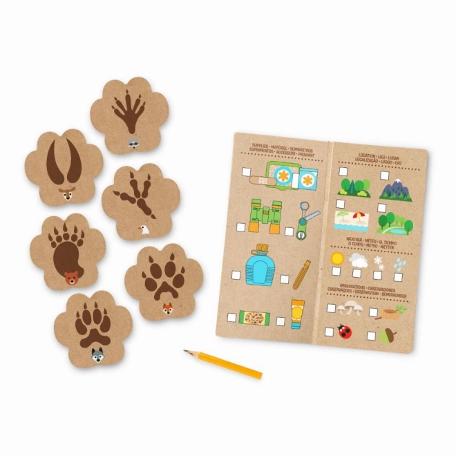 herní sada pro malé průzkumníky s batohem Melissa & Doug Let's Explore