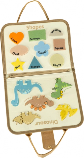 Montessori smyslový kufřík s dinosaury