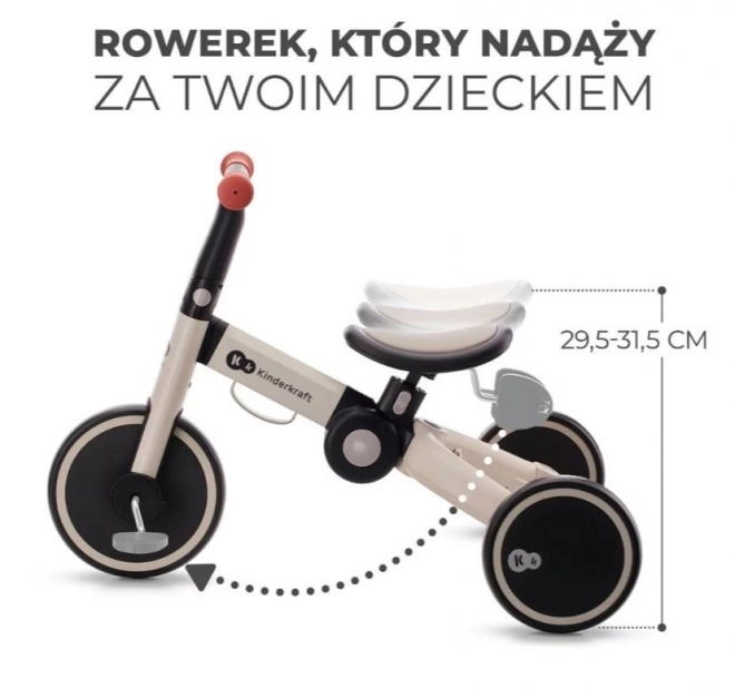 Tříkolka 4TRIKE SILVER GREY