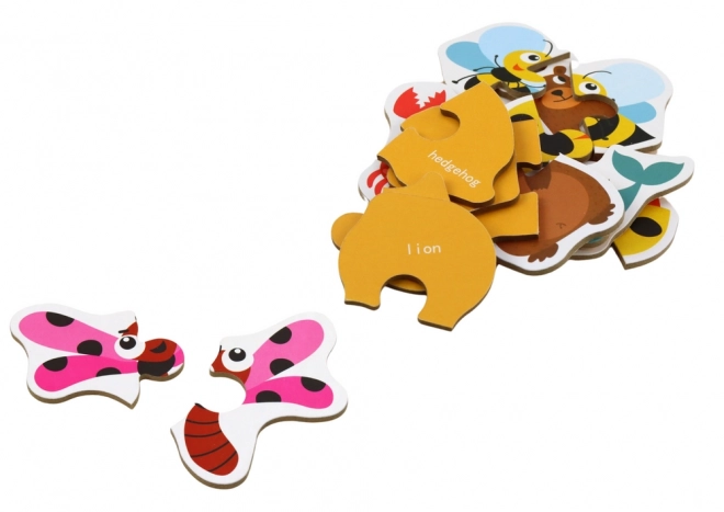 Edukativní puzzle se zvířátky