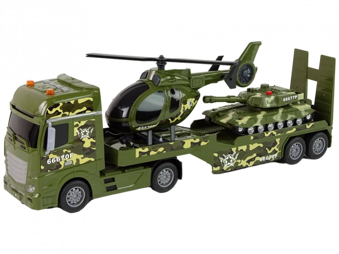 Vojenská stavebnice Tank Faction Propulsion Helicopter Truck
